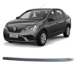 Guia vidro traseiro esquerdo Renault Logan 2017 2021 origina