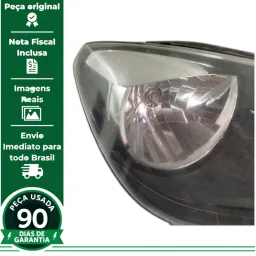 FAROL DIREITO VOLKSWAGEN UP MASCARA NEGRA 2014 A 2017