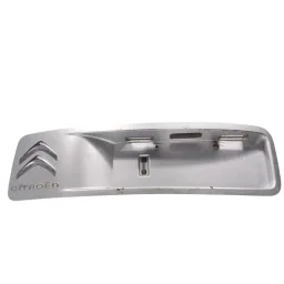 Moldura De Placa Traseira C3 Aircross 2010 A 2015 Prateado