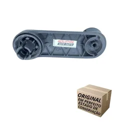 MANIVELA VIDRO RENAULT PORTA CLIO LOGAN 7700811387 PRETO