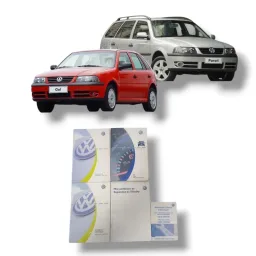 Manual proprietário Volkswagen Gol Parati 1.6 2000 2005 orig