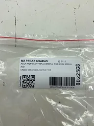 ALÇA PQP DIANTEIRA DIREITA  FOX 2012 2009 A 2021