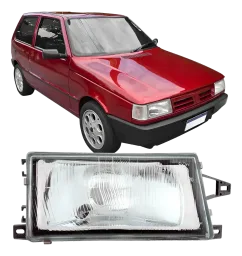 FAROL FIAT UNO MILLIE/FIORINO 91/04 LADO DIREITO