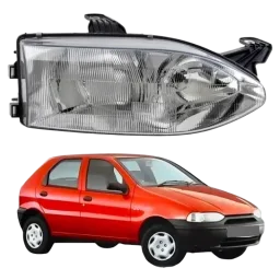 FAROL PALIO FIASA DUPLO 96/00 VIDRO LADO DIREITO