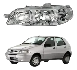 FAROL FIAT PALIO CHINÊS 01/07 LADO ESQUERDO