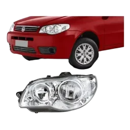 FAROL FIAT PALIO SAPÃO 04/16 CROMADO LADO ESQUERDO