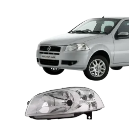 FAROL FIAT PALIO BBB 08/12 CROMADO LADO DIREITO