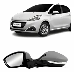 Retrovisor Direito Peugeot 208 2013 a 2020 e 2008 15/ C/ Pis