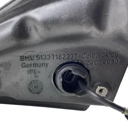 RETROVISOR ESQUERDO PRATA BMW X6 E71 2008 A 2014 SEM ESPELHO