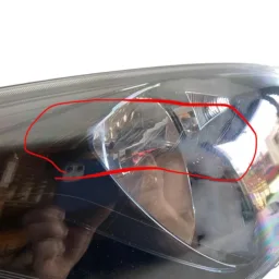 FAROL DIREITO FORD KA 2015 A 2018 MÁSCARA NEGRA ORIGINAL