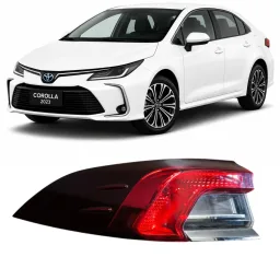 Lanterna Traseira Esquerda Corolla 2020 a 2025 S/ Led Canto