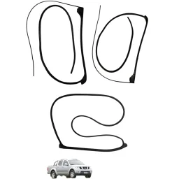 3 Borracha Porta Guarnição Nissan Frontier 2008 a 2016