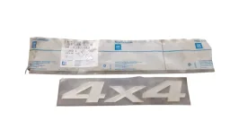 Emblema lateral 4x4 prata GM S10 2003/2011