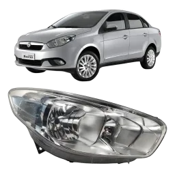 FAROL FIAT GRAN SIENA 12/21 LADO DIREITO