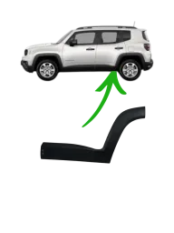 Moldura Porta Traseira Esquerda Jeep Renegade 2022 735578399