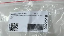 BOTAO VIDRO TRASEIRO ESQUERDO FIT 2015 Á 2021