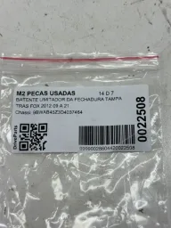 BATENTE LIMITADOR FECHADURA TAMPA TRAS FOX 2009 Á 2021