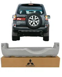 Parachoque Tras Pajero Tr4 10 a 2015 S/F C APLIQUE SEMI NOVO