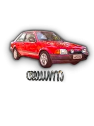 Mola Suspensão Traseira Escort 1987 a 1996