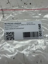 ACABAMENTO INTERNO DIREITO RETROVISOR 308 2012 À 2019