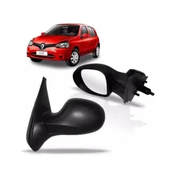 Retrovisor Esquerdo Clio 2013 a 2016 Manual