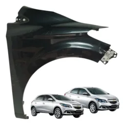 Paralama Direito Gm Onix Prisma 2013 a 2020 S/ Furo Moldura