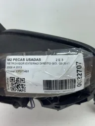 RETROVISOR EXTERNO DIREITO GOL G5 2011 2008 A 2013