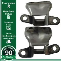 PAR DOBRADIÇA PORTA TRASEIRA ESQUERDA L200 1992 A 2006