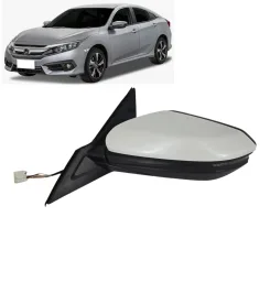 Retrovisor Esquerdo Civic G10 17/22 C/PISCA C/REBATIMENTO