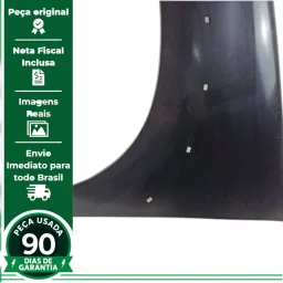 PARALAMA ESQUERDO HILUX SW4 2006 A 2011 C/ FURO MOLDURA