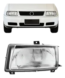 FAROL VW POLO 97/00 VIDRO LADO ESQUERDO