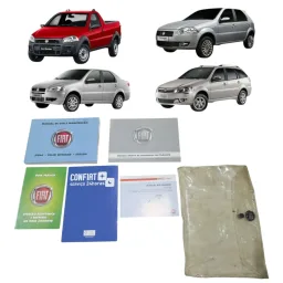 Kit Manuais Garantia Original Fiat Palio Strada Siena
