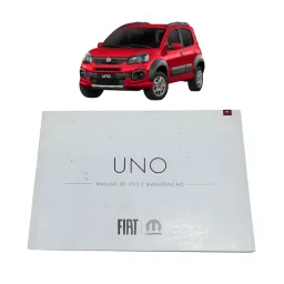 Manual Uso e Manutenção Original Fiat Uno 2017 a 2021