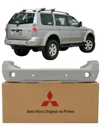 Parachoque Tras Pajero Sport 2007 2008 2009 SEMI NOVO C/F S
