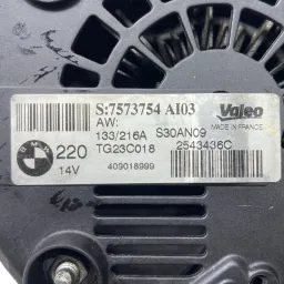 Alternador Bmw X5 X3 Z4 2007 a 2010 2.5/3.0 Valeo 220A TG23