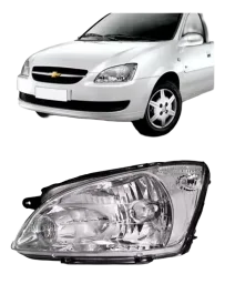 FAROL GM CORSA 11/16 CROMADO LADO ESQUERDO