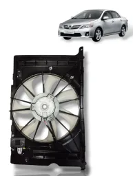 Defletor Ventoinha Radiador Corolla 2009 2010 a 2019