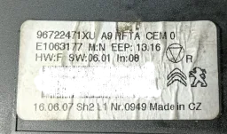Comando Ar Condicionado Digital Peugeot 208 13/20 2008 15/24 96722471XU