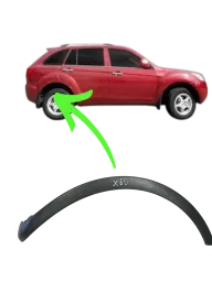 Moldura Direita Paralama Traseiro Lifan X60 2016 2017 a 2019