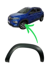 Moldura Paralama Dianteiro Esquerdo Kwid 2018 24 638132298R