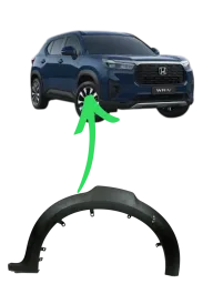 Moldura Paralama Dianteiro Direito WR-V 2018 a 2021 74116TRY