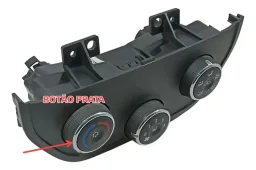 COMANDO AR CONDICIONADO COBALT PRISMA 12 A 20 3 BOTÕES PRATA