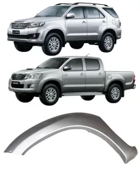 Moldura Paralama Diant Esq Hilux Sw4 2012 2013 14 2015 CINZA