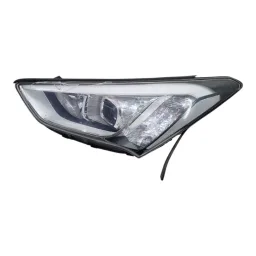 Farol Esquerdo Santa Fé 2014 a 2019 C/ Xenon Com Detalhe