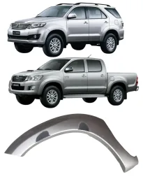 Moldura Paralama Diant Esq Hilux Sw4 2012 2013 14 2015 PRATA