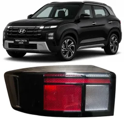 Lanterna Traseira Esquerda New Creta 2025 a 2027 S/Led Canto