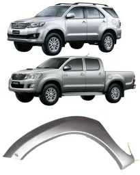 Moldura Paralama Diant Esq Hilux Sw4 2012 2013 14 2015 PRATA