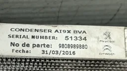 Condensador Ar Condicionado Peugeot 2008 1.6 2017 2018 Flex 9808989880