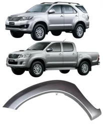 Moldura Paralama Diant Esq Hilux Sw4 2012 2013 14 2015 CINZA
