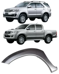 Moldura Paralama Diant Esq Hilux Sw4 2012 2013 14 2015 CINZA